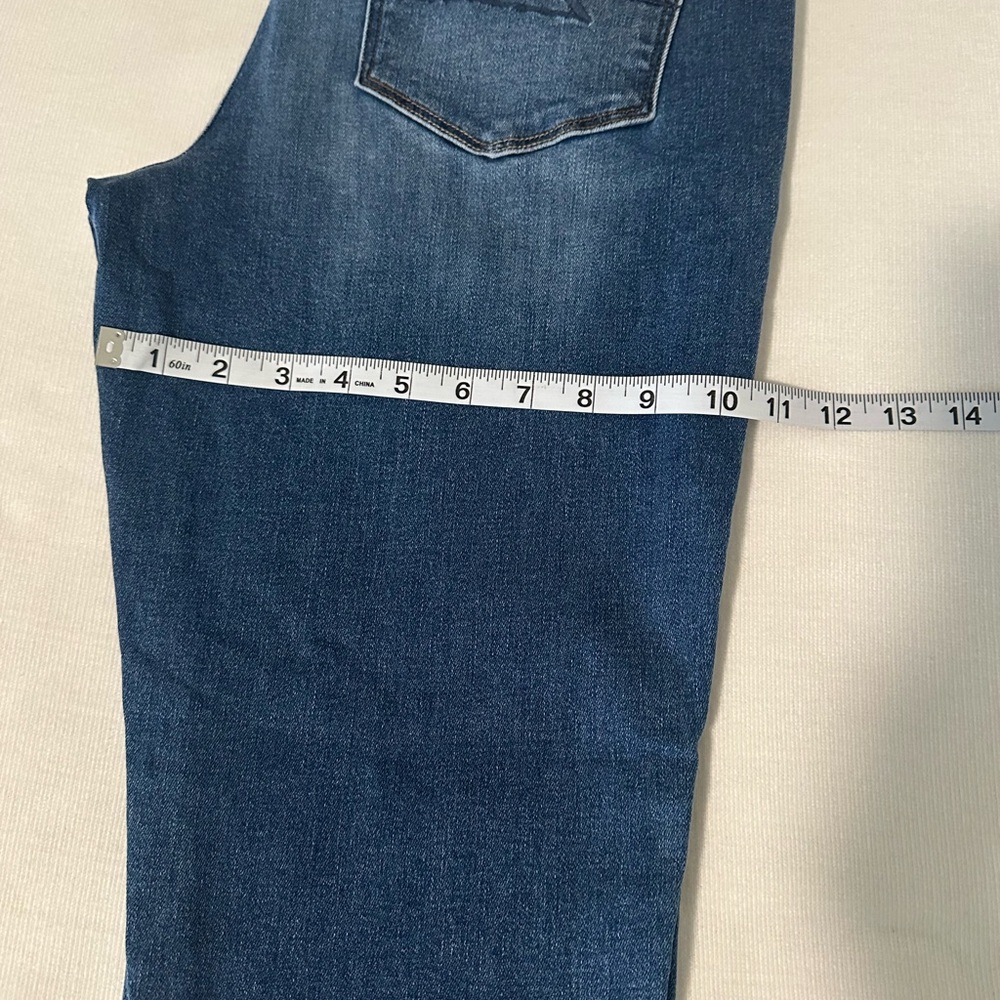 American Eagle Outfitters Dark Blue Straight Leg Jeans - Picture 5 of 8